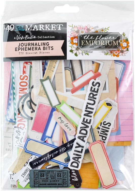 49 And Market Die-Cuts-Journaling, The Flower Emporium