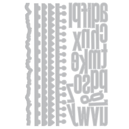 Sizzix Thinlits Die Set 24/Pkg by Tim Holtz-Vault Edges