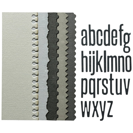Sizzix Thinlits Die Set 24/Pkg by Tim Holtz-Vault Edges