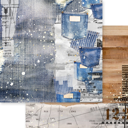 Memory Place Collection Pack 12"X12"-Industrial Chic