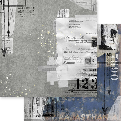 Memory Place Collection Pack 12"X12"-Industrial Chic