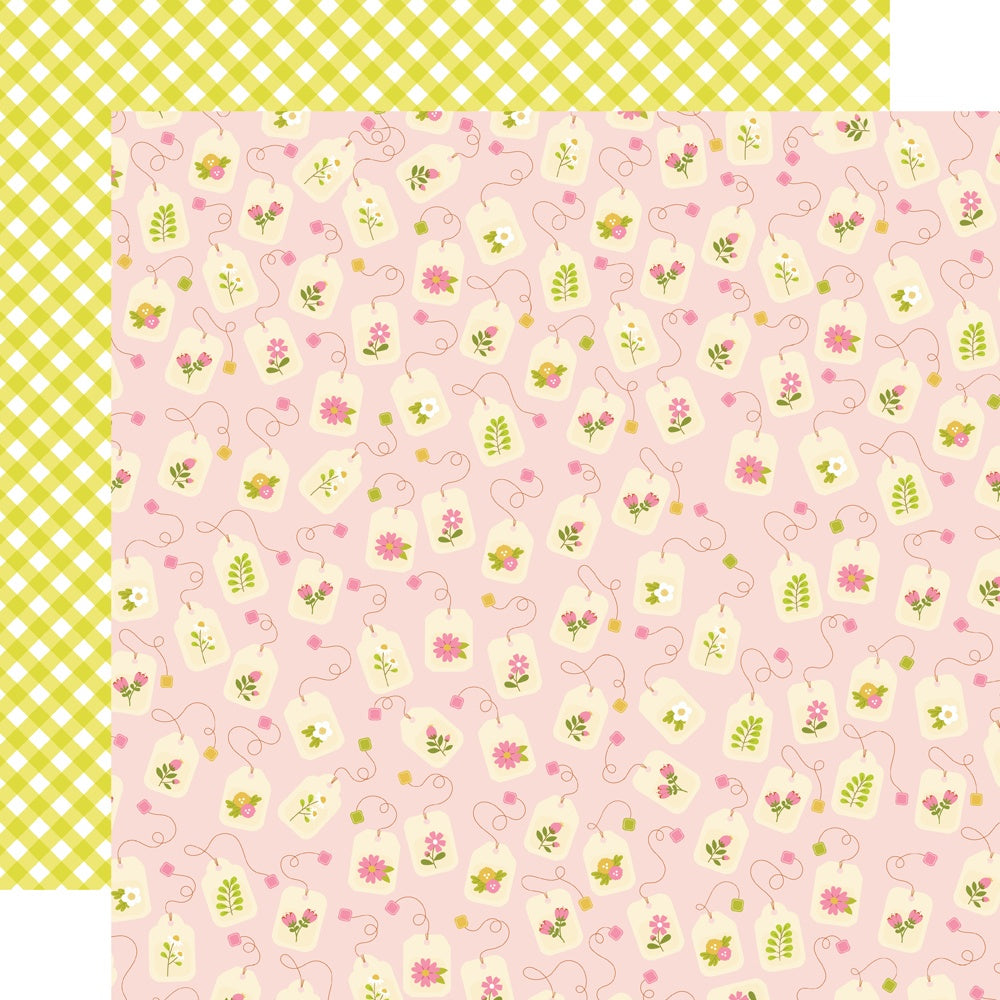 Tea Garden Double-Sided Cardstock 12"X12"-Select Style