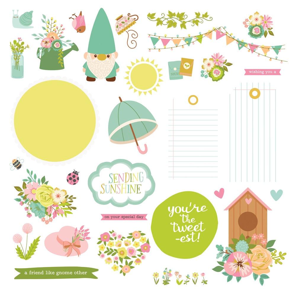 Simple Stories Simple Cards Card Kit-Tea Garden