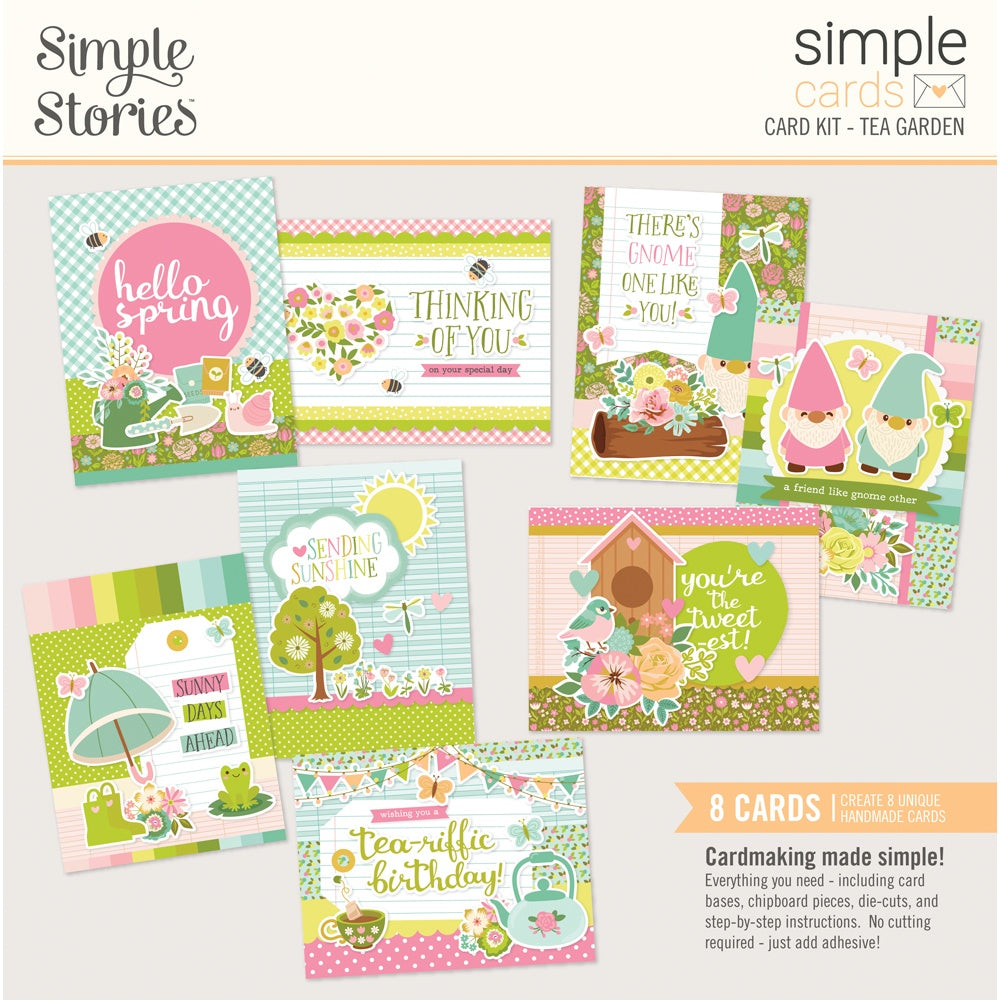 Simple Stories Simple Cards Card Kit-Tea Garden