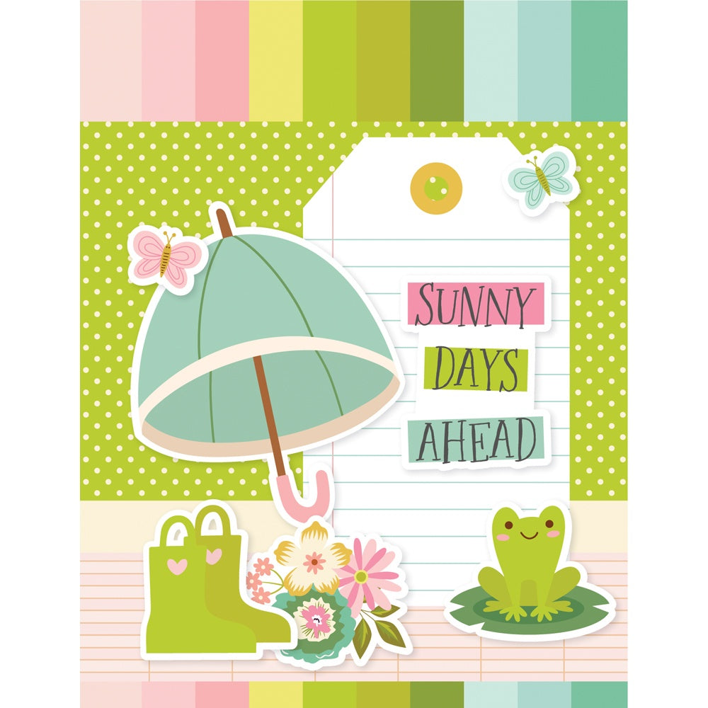 Simple Stories Simple Cards Card Kit-Tea Garden