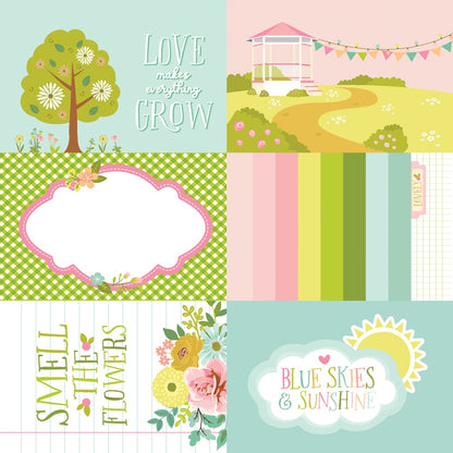 Tea Garden Double-Sided Cardstock 12"X12"-Select Style