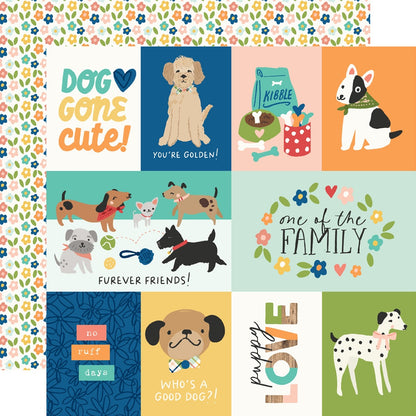 Fur Baby Dog Double-Sided Cardstock 12"X12"-