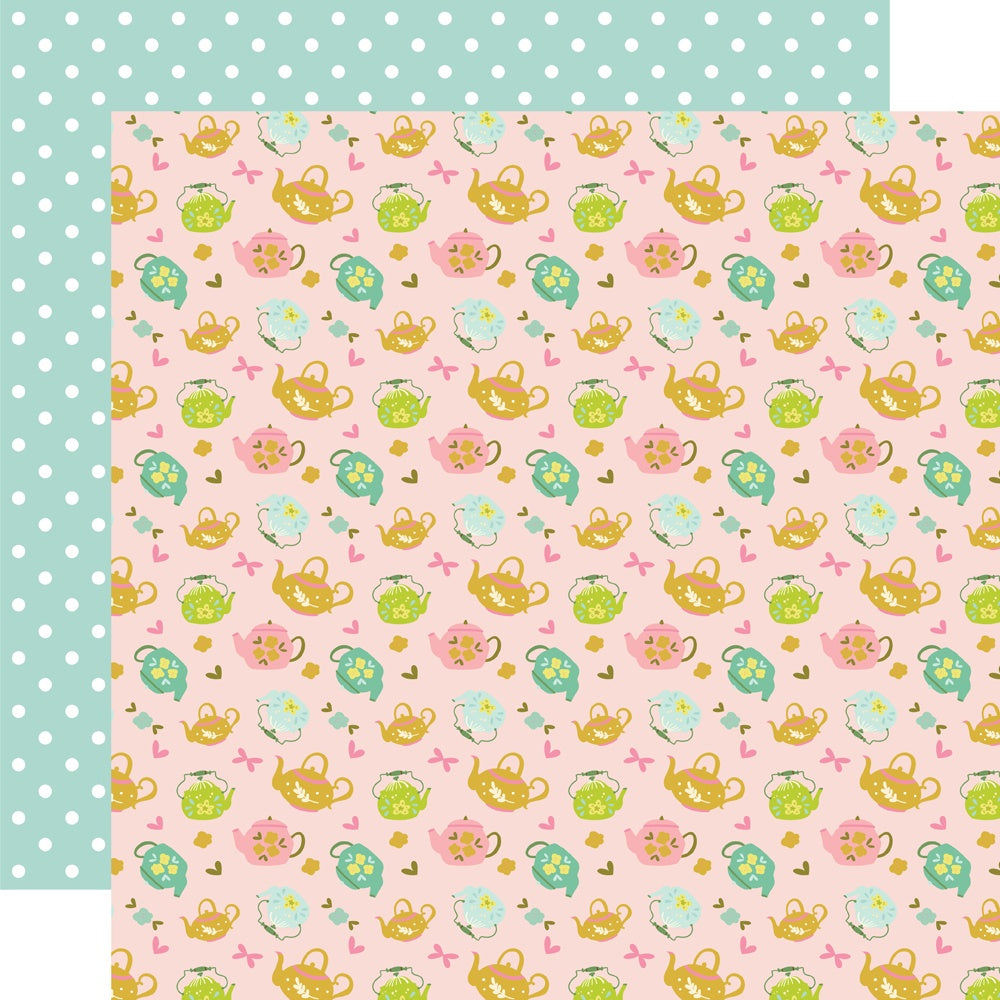 Tea Garden Double-Sided Cardstock 12"X12"-Select Style