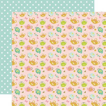 Tea Garden Double-Sided Cardstock 12"X12"-Select Style