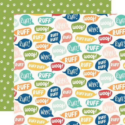 Fur Baby Dog Double-Sided Cardstock 12"X12"-