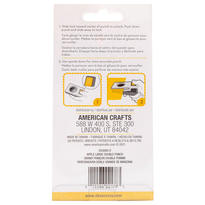 EK Tools Double Punch-Apple
