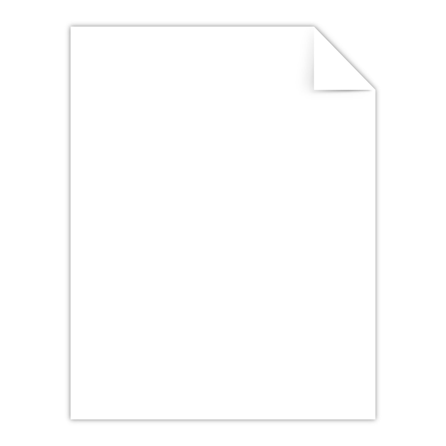 Neenah 80lb Classic Crest Cardstock 8.5"X11" 250/Pkg-Solar White, Smooth