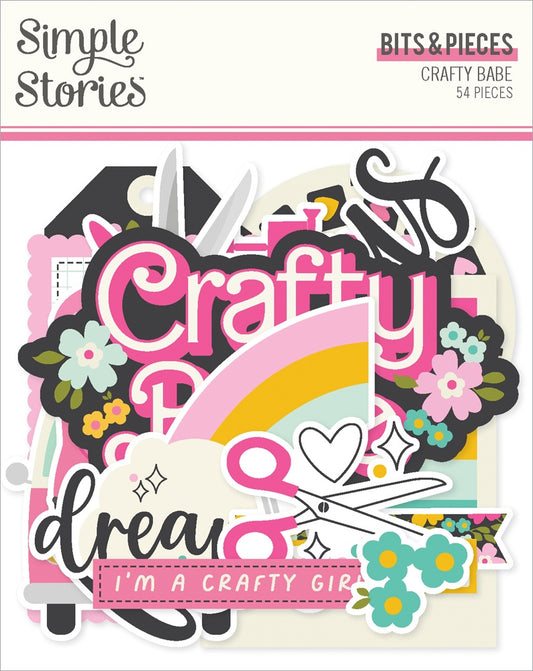 Crafty Babe Bits & Pieces-54/Pkg