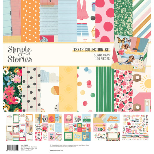 Simple Stories Collection Kit 12"X12-Sunny Days