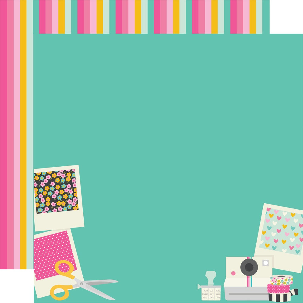 Simple Stories Crafty Babe Double-Sided Cardstock 12"X12"-
