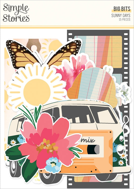 Sunny Days Bits & Pieces 15/Pkg-Big