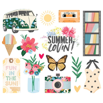 Sunny Days Bits & Pieces 15/Pkg-Big