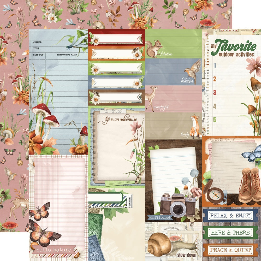 Simple Vintage Woodlands Double-Sided Cardstock 12"X12"