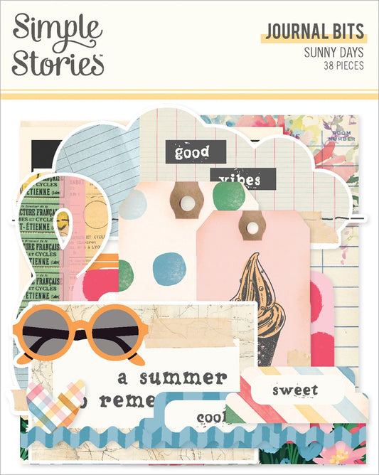 Sunny Days Bits & Pieces 38/Pkg-Journal