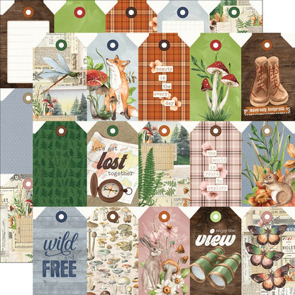 Simple Vintage Woodlands Double-Sided Cardstock 12"X12"