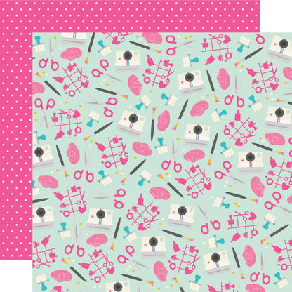 Simple Stories Crafty Babe Double-Sided Cardstock 12"X12"-