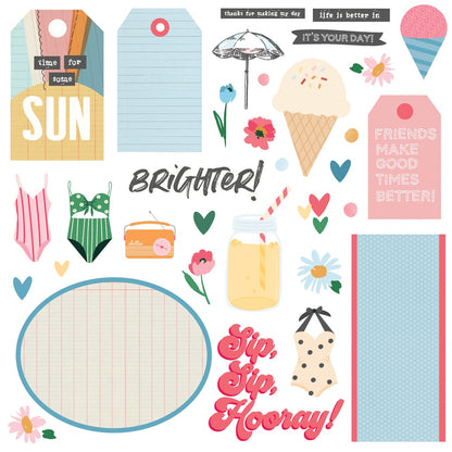 Simple Stories Simple Cards Card Kit-Sunny Days