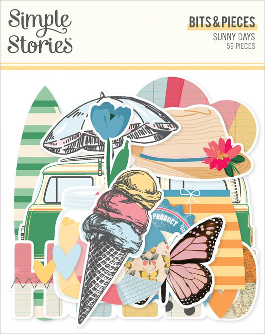 Sunny Days Bits & Pieces-59/Pkg