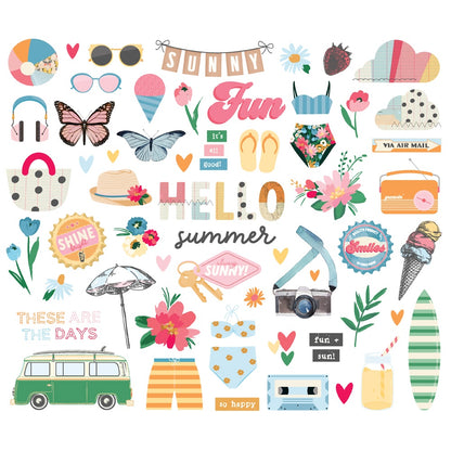 Sunny Days Bits & Pieces-59/Pkg