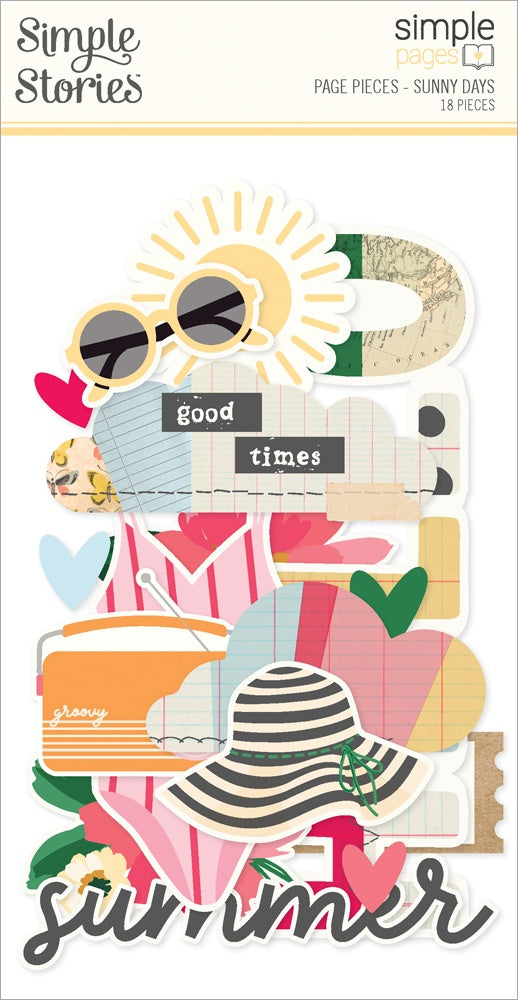 Simple Stories Simple Page Pieces-Sunny Days