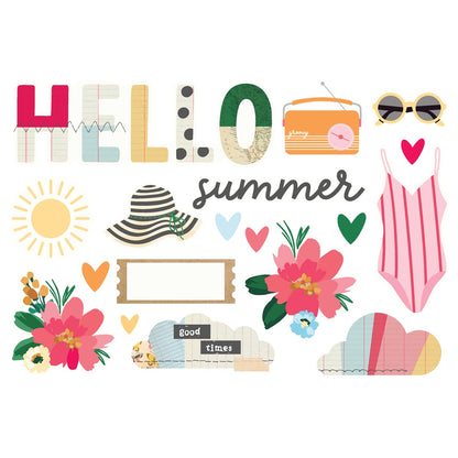Simple Stories Simple Page Pieces-Sunny Days