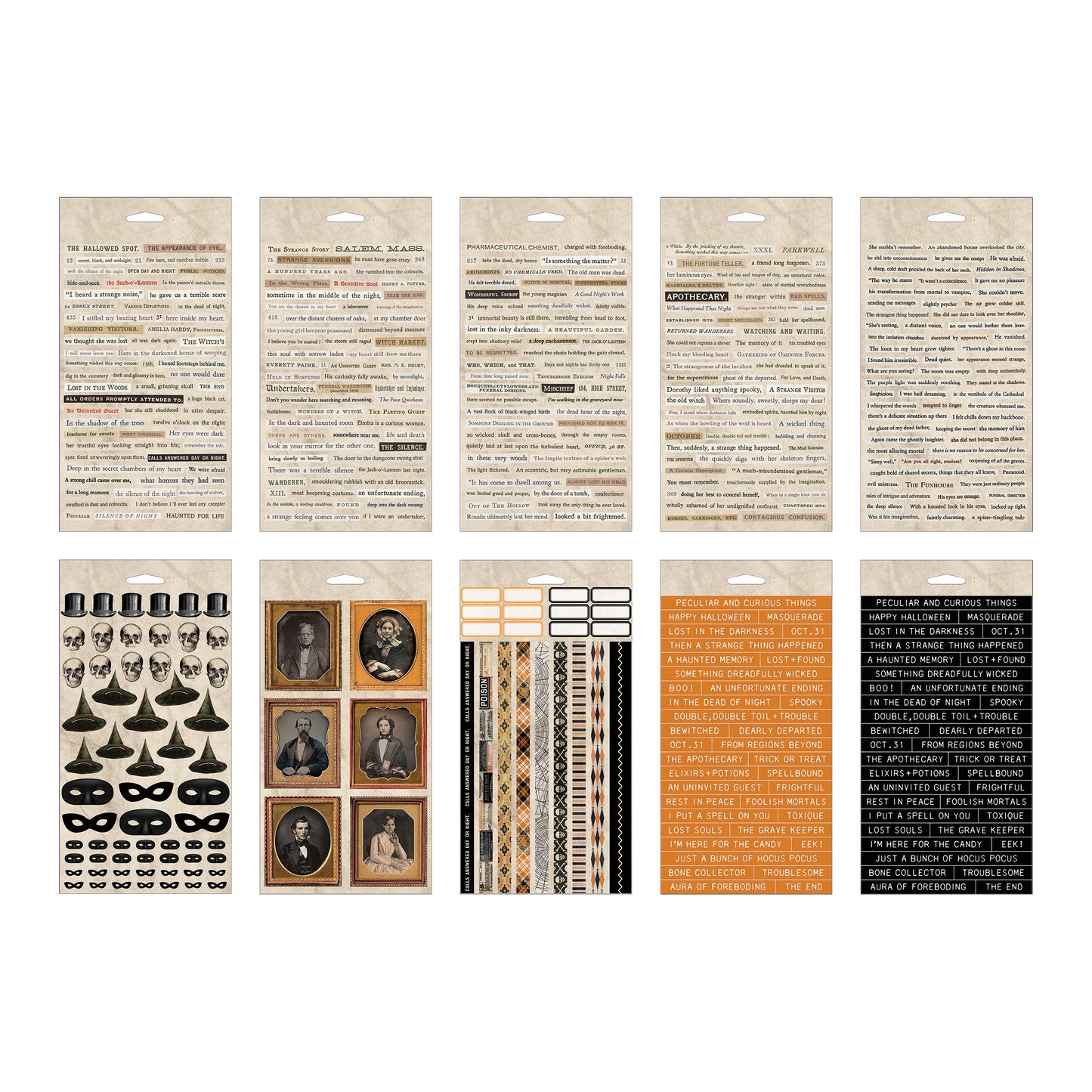 Idea-Ology Sticker Book 4.5"X8.75" 484/Pkg-Peculiar And Curious Things