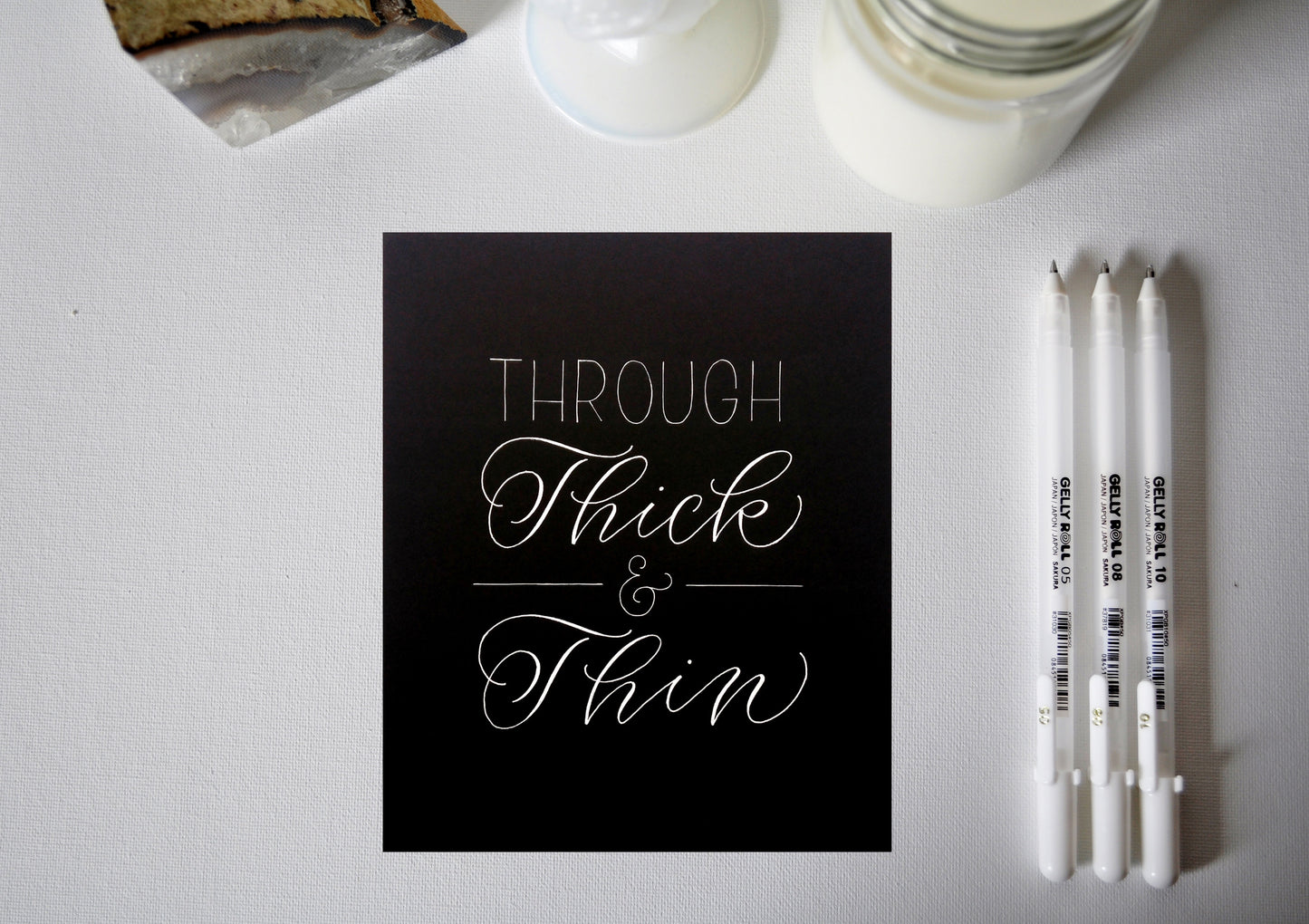 Sakura Gelly Roll Bold Point Pen Open Stock-White