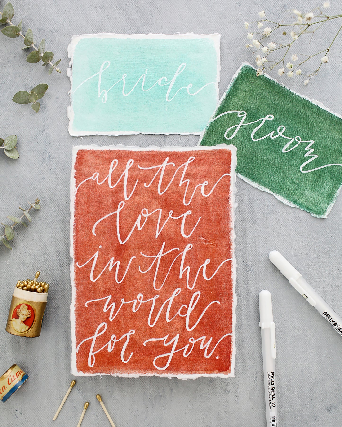 Sakura Gelly Roll Bold Point Pen Open Stock-White