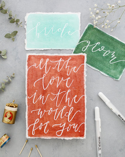 Sakura Gelly Roll Bold Point Pen Open Stock-White