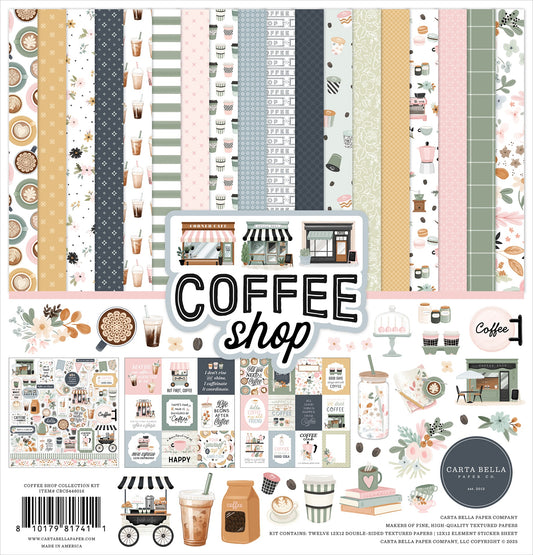 Carta Bella Collection Kit 12"X12"-Coffee Shop