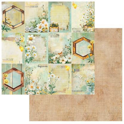 Botanical Buzz Double-Sided Cardstock 12"X12"-Select Style