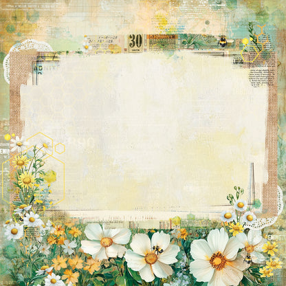 Botanical Buzz Double-Sided Cardstock 12"X12"-Select Style