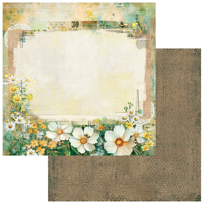 Botanical Buzz Double-Sided Cardstock 12"X12"-Select Style