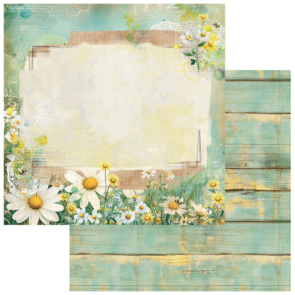 Botanical Buzz Double-Sided Cardstock 12"X12"-Select Style