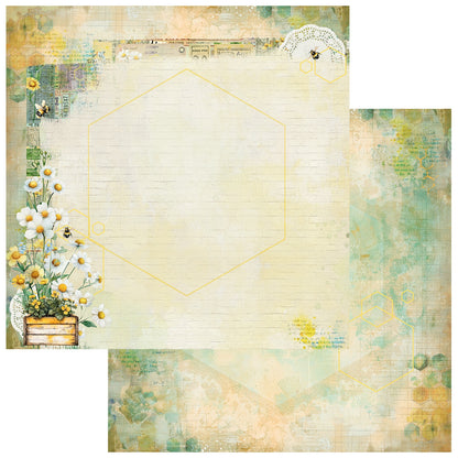 Botanical Buzz Double-Sided Cardstock 12"X12"-Select Style