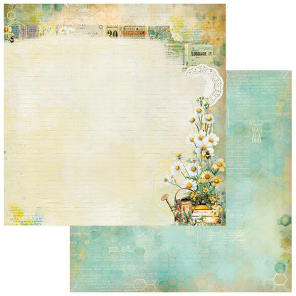 Botanical Buzz Double-Sided Cardstock 12"X12"-Select Style