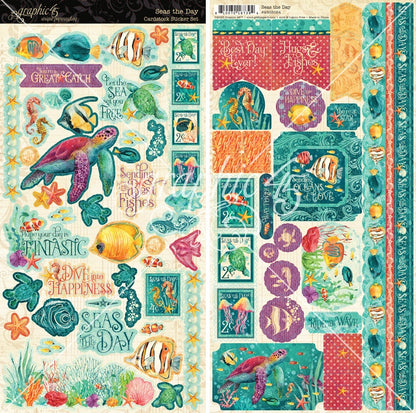Graphic 45 Sticker Set-Seas The Day
