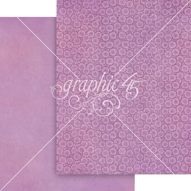 Graphic 45 Patterns & Solids Collection Pack 8.5"X11"-Fairy Boutique