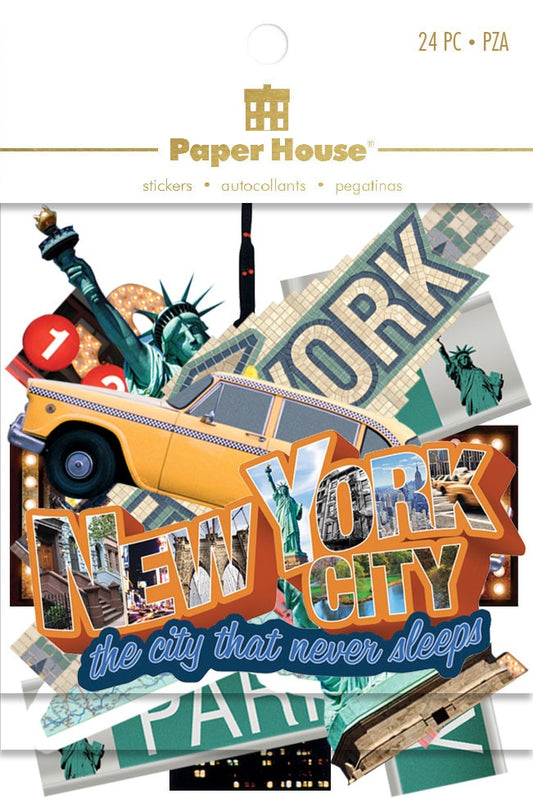 Paper House Self-Adhesive Die-Cuts -New York City