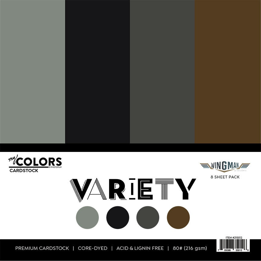 PhotoPlay Cardstock Variety Pack 8/Pkg-Wingman