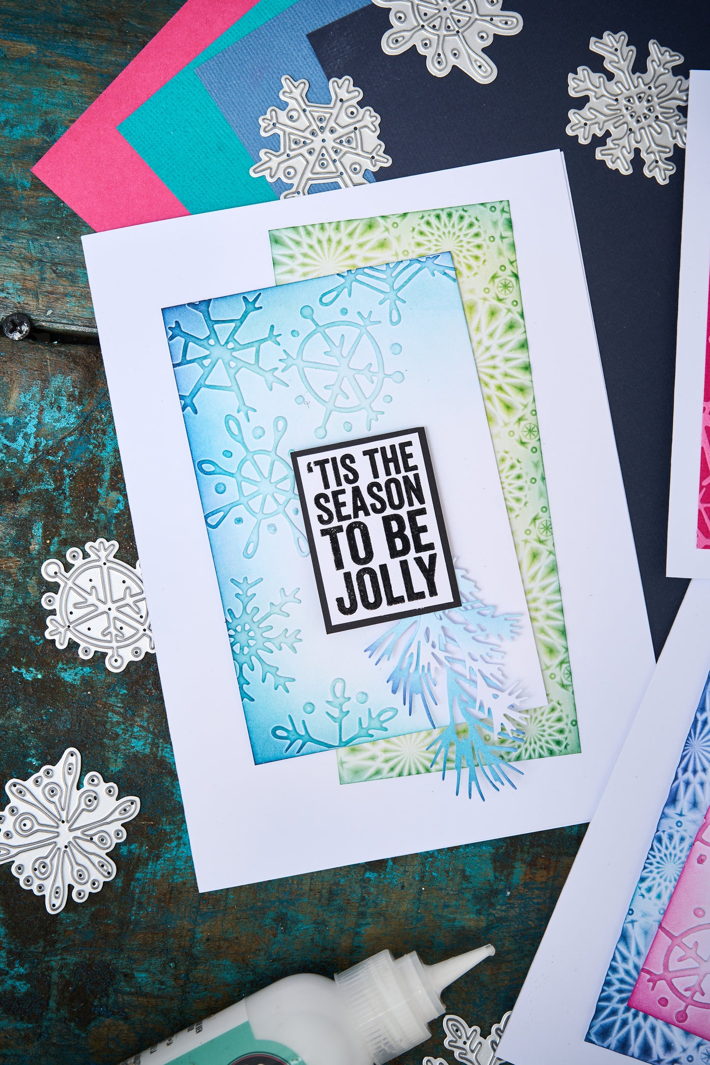 Sizzix 3D Texture Fades A5 Embossing Folder By Tim Holtz-Kaleidoscope