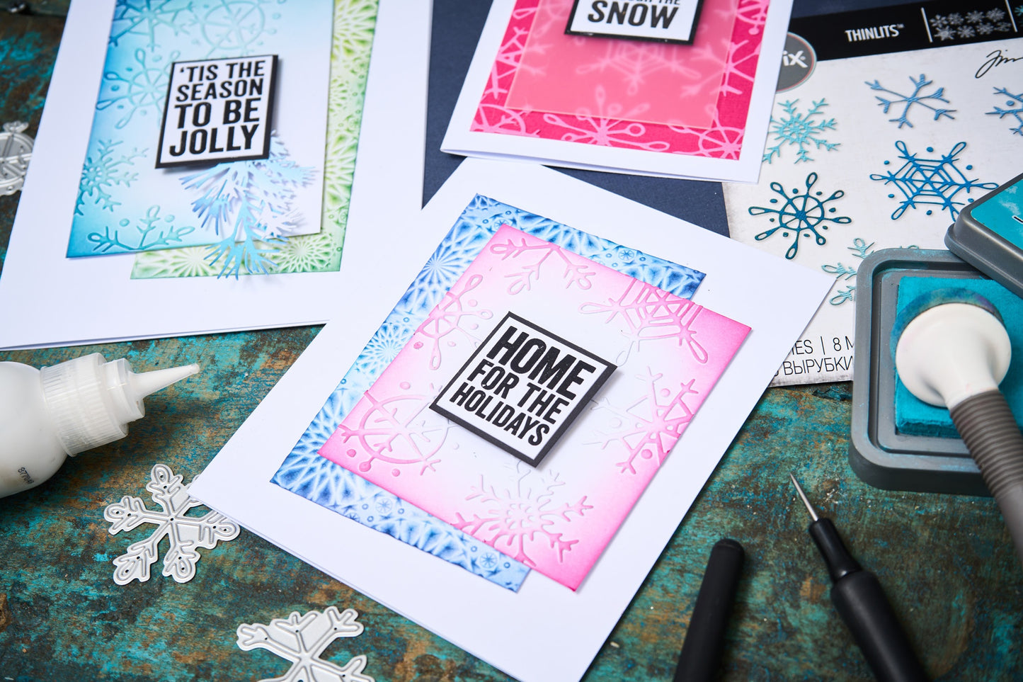 Sizzix 3D Texture Fades A5 Embossing Folder By Tim Holtz-Kaleidoscope