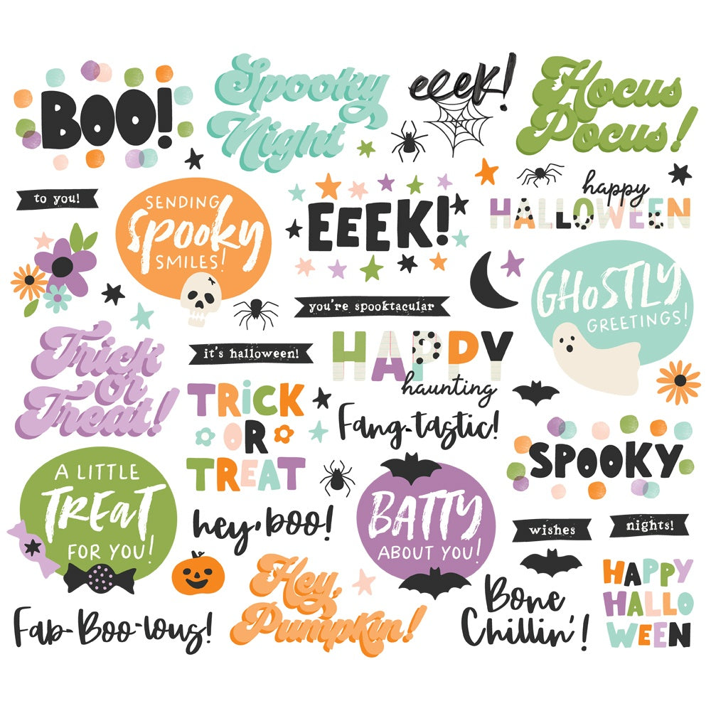 Spooky Things Bits & Pieces Die-Cuts-Sentiment