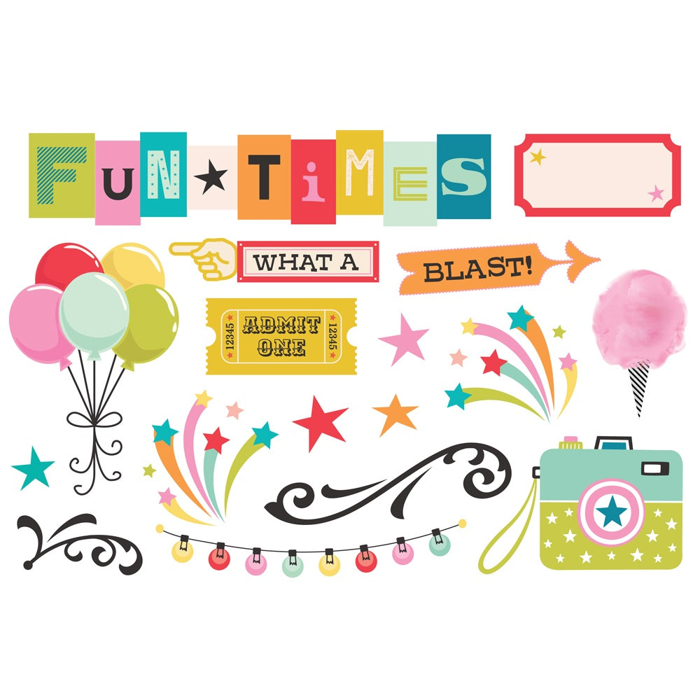 Simple Stories Simple Pages Page Pieces-Fun Times