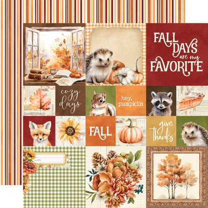 Simple Vintage Autumn Breeze Double-Sided Cardstock 12"X12"